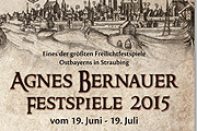 Am 19.06.2015 beginnen die Straubinger Agnes Bernauer Festpiele 2015 im Hof des Straubinger Herzogssschlosses